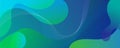This vibrant abstract background features flowing lines and fluid shapes in a palette of teal, turquoise, and deep teal, with
