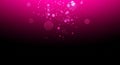 Abstract Pink and Black Gradient Background with Floating Dotted Circles and Bubbles Royalty Free Stock Photo