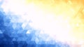 Abstract Geometric Gradient Background with Blue and Yellow Hues Royalty Free Stock Photo
