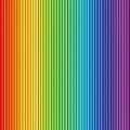 Vibrant abstract background featuring a seamless gradient of colored vertical cylindrical tubes creating a textured rainbow Royalty Free Stock Photo