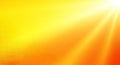 Bright Yellow and Orange Gradient Background with Sunburst Effect and Subtle Halftone Pattern Royalty Free Stock Photo