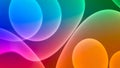 Abstract Gradient Bubbles Background. Royalty Free Stock Photo