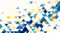 Abstract Geometric Triangle Pattern with Digital Overlay Royalty Free Stock Photo