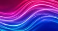 Vibrant abstract background with flowing waves of luminous pink and electric blue light creating a dynamic energy Royalty Free Stock Photo
