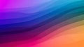 Vibrant abstract background with flowing waves of rainbow colors in a smooth layered Royalty Free Stock Photo