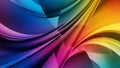 Vibrant Abstract Background with Gradient Waves and Colorful Swirls Modern Dynamic Design Royalty Free Stock Photo