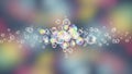 Vibrant Abstract Background with Iridescent Bubbles and Soft Hues Royalty Free Stock Photo