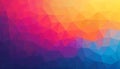 Vibrant Abstract Background with Polygonal Gradient Royalty Free Stock Photo