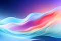 Vibrant abstract background with smooth wavy lines in a gradient of blue, red, and purple colors Royalty Free Stock Photo