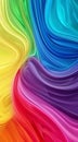 Vibrant Abstract Color Waves Background Royalty Free Stock Photo