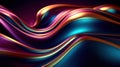 Vibrant abstract color waves Royalty Free Stock Photo