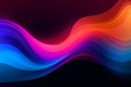 Vibrant Abstract Color Waves Royalty Free Stock Photo