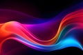 Vibrant Abstract Color Waves Royalty Free Stock Photo