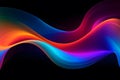 Vibrant Abstract Color Waves Royalty Free Stock Photo
