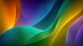 Vibrant Abstract Colorful Waves with Gradient Flowing Design for Royalty Free Stock Photo
