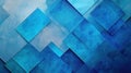 Geometric Blue Pattern Features Overlapping Squares and Rectangles Royalty Free Stock Photo