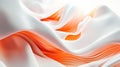 A vibrant abstract composition showcasing flowing energy waves in shades of white and orange. This dynamic backdrop is Royalty Free Stock Photo