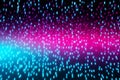 Vibrant abstract digital art with glowing dots