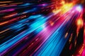 Vibrant Abstract Digital Composition with Dynamic Lines