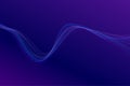 Vibrant abstract digital wave background features flowing wave patterns and scattered data points in a futuristic technology-