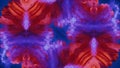 Vibrant Abstract fractal Pattern Red Purple paint