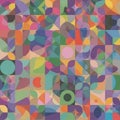 Vibrant Abstract Geometric Pattern Design Royalty Free Stock Photo