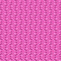 Bright Abstract Geometric Fabric Pattern With White Gray Black Polka Dots On A Hot Pink Magenta Background
