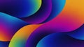 Vibrant Abstract Gradient Background Dynamic Flowing Colors Modern Waves for Design Royalty Free Stock Photo