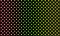 Vibrant Abstract Halftone Pattern with Multi-Colored Circular Dots on Black Background Royalty Free Stock Photo