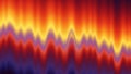 Vibrant abstract heat map visualization showing dynamic data fluctuations with warm color gradients and smooth transitions Royalty Free Stock Photo