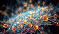 Synapse Symphony: A Network of Connections in Color, generative ai