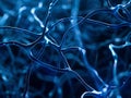 Colorful Abstract Background with Intricate Interconnected Wire Patterns