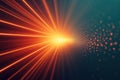 Vibrant abstract light rays creating a dynamic explosion of energy and warmth Royalty Free Stock Photo