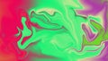 Abstract Liquid Background with Fuchsia Green and Purple Dynamic Gradient Fluid Texture Royalty Free Stock Photo