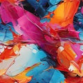 Vibrant abstract painting with splashes of color and fluid transitions (tiled)