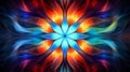 Vibrant Abstract Patterns Collide in Energetic Burst Royalty Free Stock Photo