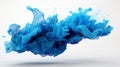 Blue Liquid In The Air: Bold Colors And Hyper-realistic Atmospheres