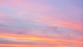 Vibrant abstract pink and blue sky at sunset