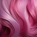Vibrant Abstract Pink Hair Texture With Swirling Colors