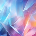 Vibrant Abstract Polygonal Background of Blue and Pink Crystal Shapes for Creative Use Royalty Free Stock Photo