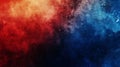 Abstract Red and Blue Gradient Grunge Texture Background. Dynamic, Vibrant, and Distressed Wall Surface with Blending Colors. Royalty Free Stock Photo