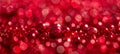 Vibrant abstract red light bokeh blur for dynamic and visually appealing background