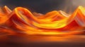 A vibrant, abstract representation of flowing lava-like formations Royalty Free Stock Photo
