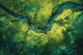 Vibrant Abstract River