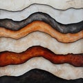 Vibrant abstract rock layers