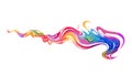 Vibrant Abstract Swirl of Colors, Artistic Expression Flow, vector design Generative AI Royalty Free Stock Photo