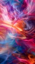 Vibrant abstract swirls of color in motion