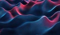 Abstract digital waves representing technological processes and neural networks Royalty Free Stock Photo