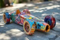 Vibrant Abstraction: Suburban Soapbox Derby Patterns