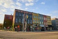 Colorful Historic Downtown Ypsilanti Street Scene